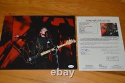 Pink Floyd Roger Waters Autographed 11x14 Color Photo with JSA LOA Nice