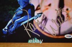 Pink Floyd Roger Waters Autographed 8x10 Color Photo with PSA COA Nice