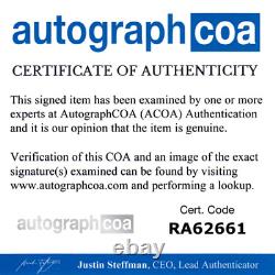 Pink Floyd Roger Waters Autographed Signed ROMLB Baseball ACOA LOA