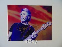 Pink Floyd Roger Waters Hand Signed 10X8 Color Photo Todd Mueller COA