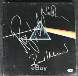 Pink Floyd Roger Waters Mason Wright Signed Autographed Dark Side Album PSA/DNA