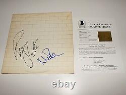 Pink Floyd Roger Waters Nick Mason Signed'the Wall' Record Album Bas Coa Proof