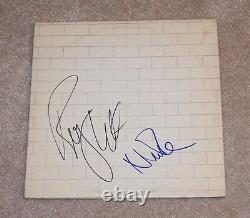 Pink Floyd Roger Waters Nick Mason Signed'the Wall' Record Album Bas Coa Proof