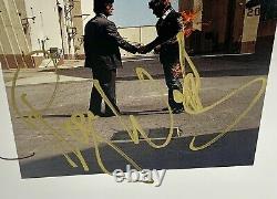 Pink Floyd Roger Waters Nick Mason signed Album wish you were here beckett loa