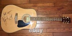 Pink Floyd Roger Waters Signed Autographed Acoustic Guitar With Psa/dna Loa