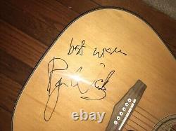 Pink Floyd Roger Waters Signed Autographed Acoustic Guitar With Psa/dna Loa