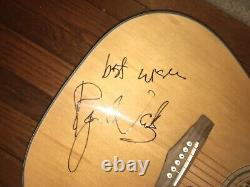 Pink Floyd Roger Waters Signed Autographed Acoustic Guitar With Psa/dna Loa