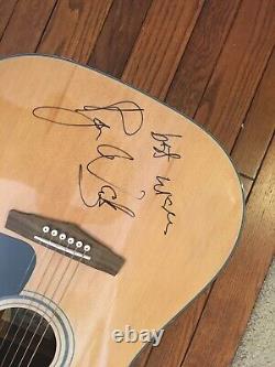 Pink Floyd Roger Waters Signed Autographed Acoustic Guitar With Psa/dna Loa