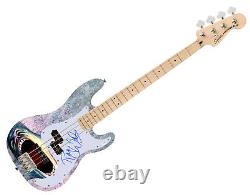 Pink Floyd Roger Waters Signed Fender The Wall Graphics Bass Guitar ACOA