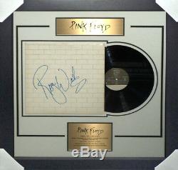 Pink Floyd Roger Waters The Wall Signed Framed Album Jsa Spence #z44062 + Proof