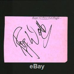 Pink Floyd Roger Waters signed autograph UACC AFTAL online COA