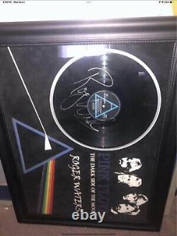 Pink Floyd Roger Waters signed vinyl behind glass. Beautiful frame jsa cert