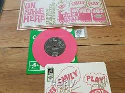 Pink Floyd See Emily Play 7 Rsd Pink Wax Signed Copy By Waters & Mason Mint