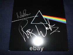 Pink Floyd Signed Album Dark Side Of The Moon Roger Waters+nick Mason Wow! Hot