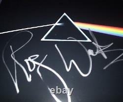 Pink Floyd Signed Album Dark Side Of The Moon Roger Waters+nick Mason Wow! Hot