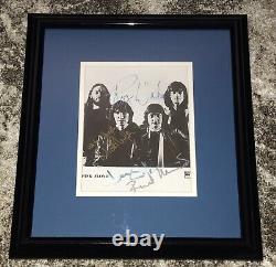 Pink Floyd Signed Autographed 8 x 10 Columbia Records Photograph, PSA/DNA Coa