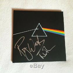 Pink Floyd Signed Autographed LP Vinyl DARK SIDE OF THE MOON Waters Mason