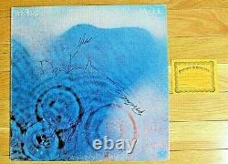 Pink Floyd Signed Autographed Meddle Lp Album X4 Gilmour Waters Mason Wright Coa