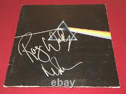 Pink Floyd Signed Dark Side Of The Moon Lp Vinyl X2 Roger Waters Nick Mason