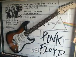 Pink Floyd Signed Guitar Autograph by David Gilmour Nick Mason Roger Waters