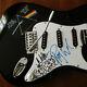 Pink Floyd Signed Guitar Roger Water Nick Mason Autographed Stratocaster sketch