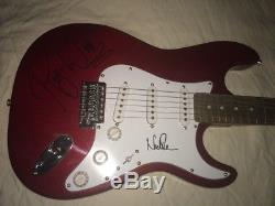 Pink Floyd Signed Guitar X2 Roger Waters Nick Mason Proof