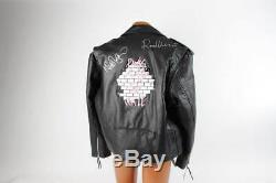 Pink Floyd Signed Leather Band Jacket COA JSA