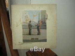 Pink Floyd Signed Lp Wish You Were Here 1977 Roger Water David Gilmour