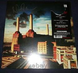 Pink Floyd Signed Nick Mason Record Titled Animals Remastered 180gm Proof Wow