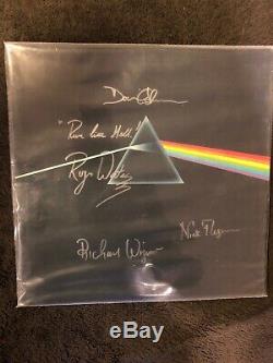 Pink Floyd The Dark Side of the Moon signed albums records autographed