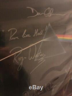 Pink Floyd The Dark Side of the Moon signed albums records autographed