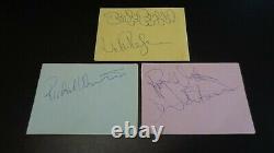 Pink Floyd, The Eagles Autographs Signed Book Pages Uk Circa 1975. Epperson