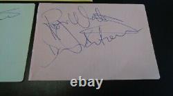 Pink Floyd, The Eagles Autographs Signed Book Pages Uk Circa 1975. Epperson