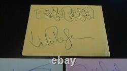 Pink Floyd, The Eagles Autographs Signed Book Pages Uk Circa 1975. Epperson