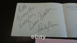 Pink Floyd, The Eagles Autographs Signed Book Pages Uk Circa 1975. Epperson