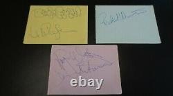 Pink Floyd, The Eagles Autographs Signed Book Pages Uk Circa 1975. Epperson