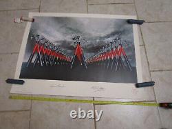 Pink Floyd -The Wall Marching Hammer- Roger Waters Plate Signed Lithograph