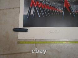 Pink Floyd -The Wall Marching Hammer- Roger Waters Plate Signed Lithograph