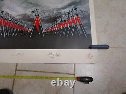 Pink Floyd -The Wall Marching Hammer- Roger Waters Plate Signed Lithograph