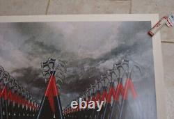 Pink Floyd -The Wall Marching Hammer- Roger Waters Plate Signed Lithograph