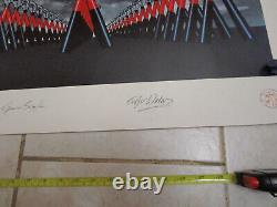 Pink Floyd -The Wall Marching Hammer- Roger Waters Plate Signed Lithograph