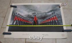 Pink Floyd -The Wall Marching Hammer- Roger Waters Plate Signed Lithograph