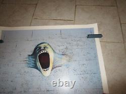 Pink Floyd -The Wall Scream- Roger Waters Plate Signed Lithograph