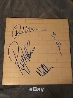 Pink Floyd The Wall signed record Roger Waters Mason Wright Gilmour Epperson LOA