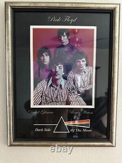 Pink Floyd Waters Gilmour Band Autographed Signed Framed Photo JSA LOA 25449