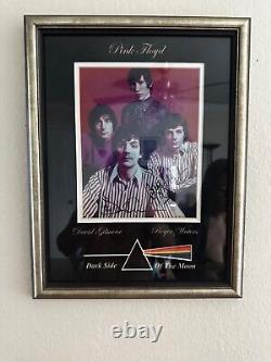 Pink Floyd Waters Gilmour Band Autographed Signed Framed Photo JSA LOA 25449