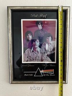 Pink Floyd Waters Gilmour Band Autographed Signed Framed Photo JSA LOA 25449