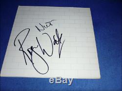 Pink Floyd Waters & Mason Exact Photo Proof The Wall Signed Lp Autogramm