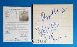 Pink Floyd X3 Signed Roger Waters Richard Wright & Mason The Wall Album With Jsa