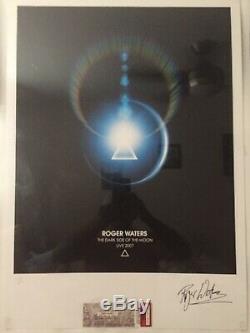Pink Floyd dark Side Of The Moon Poster Signed by Roger Waters